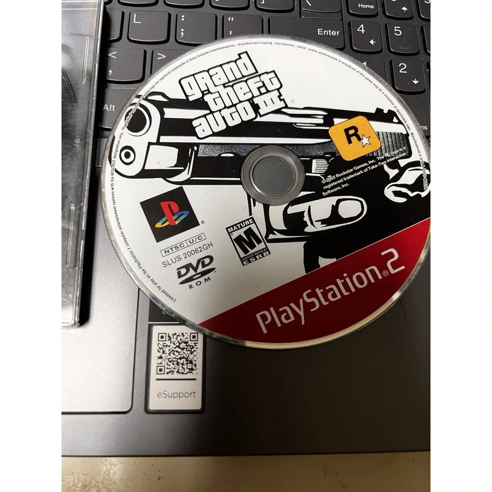 Grand‎ Theft Auto III GTA 3 Sony PlayStation 2 PS2 Greatest Hits SLUS 20062GH